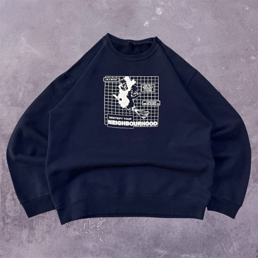 Vintage Casper The Friendly Ghost Wendy Gentrify Your Neighborhood Sweatshirt L